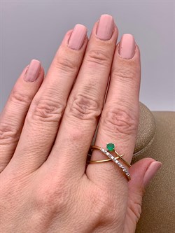 *Кольцо р.18,5 Изумруд цв Лимонное арт. 01-00205-05-001-01-01-1044162088628 вес 2,35 г - фото 235039 *Кольцо р.18,5 Изумруд цв Лимонное арт. 01-00205-05-001-01-01-1044162088628 вес 2,35 г - фото 235039