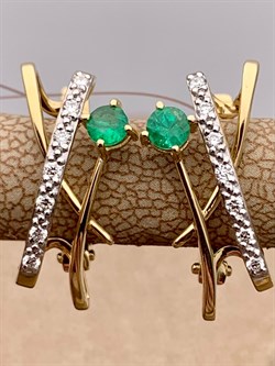 *Серьги Изумруд цв Лимонное арт. 02-00205-05-001-01-01-1044162088611 вес 2,58 г - фото 235051 *Серьги Изумруд цв Лимонное арт. 02-00205-05-001-01-01-1044162088611 вес 2,58 г - фото 235051