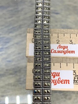 *Браслет р.19 Марказит арт. BR366-2L-903 вес 46,06 г - фото 235390 *Браслет р.19 Марказит арт. BR366-2L-903 вес 46,06 г - фото 235390