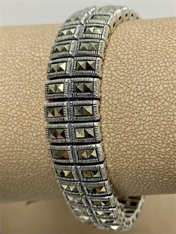 *Браслет р.19 Марказит арт. BR366-2L-903 вес 46,06 г - фото 235392 *Браслет р.19 Марказит арт. BR366-2L-903 вес 46,06 г - фото 235392