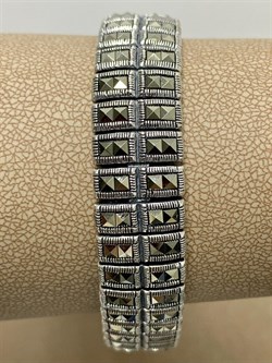 *Браслет р.19 Марказит арт. BR366-2L-903 вес 46,06 г - фото 235395 *Браслет р.19 Марказит арт. BR366-2L-903 вес 46,06 г - фото 235395