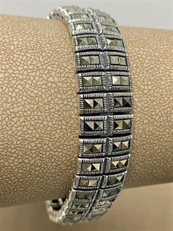 *Браслет р.20 Марказит арт. BR366-2L-910 вес 50,57 г - фото 235406 *Браслет р.20 Марказит арт. BR366-2L-910 вес 50,57 г - фото 235406