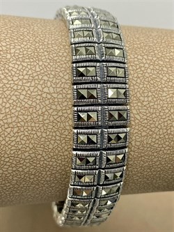 *Браслет р.21 Марказит арт. BR366-2L-927 вес 52,74 г - фото 235415 *Браслет р.21 Марказит арт. BR366-2L-927 вес 52,74 г - фото 235415