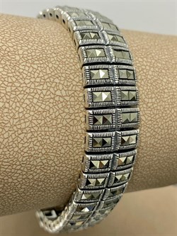 *Браслет р.21 Марказит арт. BR366-2L-927 вес 52,74 г - фото 235417 *Браслет р.21 Марказит арт. BR366-2L-927 вес 52,74 г - фото 235417