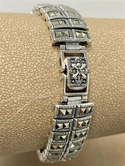 *Браслет р.21 Марказит арт. BR366-2L-927 вес 52,74 г - фото 235420 *Браслет р.21 Марказит арт. BR366-2L-927 вес 52,74 г - фото 235420