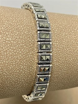 *Браслет р.22 Марказит арт. BR366-009 вес 29,06 г - фото 235439 *Браслет р.22 Марказит арт. BR366-009 вес 29,06 г - фото 235439