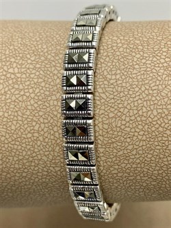 *Браслет р.22 Марказит арт. BR366-009 вес 29,06 г - фото 235440 *Браслет р.22 Марказит арт. BR366-009 вес 29,06 г - фото 235440