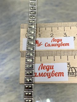 *Браслет р.19,5 Марказит арт. BR366-775 вес 27,55 г - фото 235468 *Браслет р.19,5 Марказит арт. BR366-775 вес 27,55 г - фото 235468