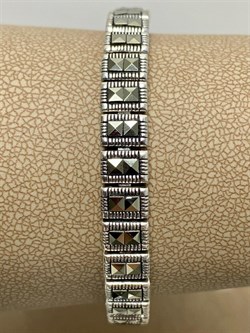 *Браслет р.21 Марказит арт. BR366-996 вес 27,35 г - фото 235481 *Браслет р.21 Марказит арт. BR366-996 вес 27,35 г - фото 235481