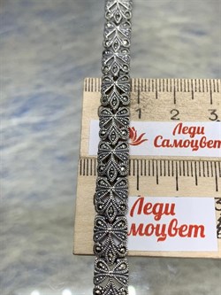 *Браслет р.17 Марказит арт. BR418-429 вес 21,49 г - фото 235498 *Браслет р.17 Марказит арт. BR418-429 вес 21,49 г - фото 235498
