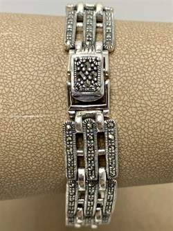 *Браслет р.18,5 Марказит арт. Б 426-161 вес 37,1 г - фото 235575 *Браслет р.18,5 Марказит арт. Б 426-161 вес 37,1 г - фото 235575