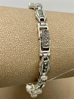 *Браслет р.15 Марказит арт. BR439-477 вес 14,64 г - фото 235595 *Браслет р.15 Марказит арт. BR439-477 вес 14,64 г - фото 235595