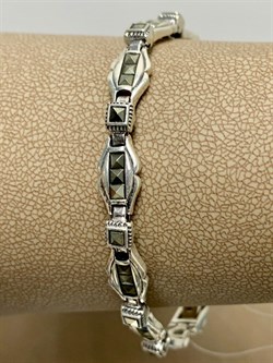 *Браслет р.16,5 Марказит арт. BR439-484 вес 15,03 г - фото 235606