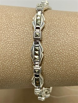 *Браслет р.18 Марказит арт. BR439-491 вес 16.07 г - фото 235614 *Браслет р.18 Марказит арт. BR439-491 вес 16.07 г - фото 235614