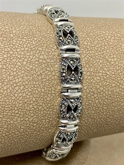 *Браслет р.19,5 Марказит арт. Б 443-834 вес 23,04 г - фото 235625 *Браслет р.19,5 Марказит арт. Б 443-834 вес 23,04 г - фото 235625