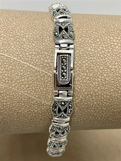 *Браслет р.19,5 Марказит арт. Б 443-841 вес 23,47 г - фото 235628 *Браслет р.19,5 Марказит арт. Б 443-841 вес 23,47 г - фото 235628