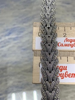 *Браслет р.24 Марказит арт. BR494-309 вес 49,07 г - фото 235663