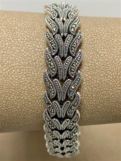 *Браслет р.24 Марказит арт. BR494-309 вес 49,07 г - фото 235664