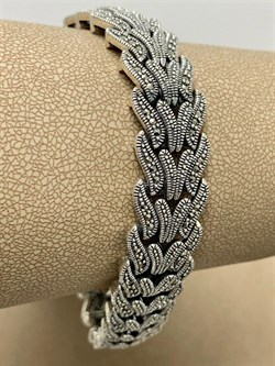 *Браслет р.24 Марказит арт. BR494-309 вес 49,07 г - фото 235665