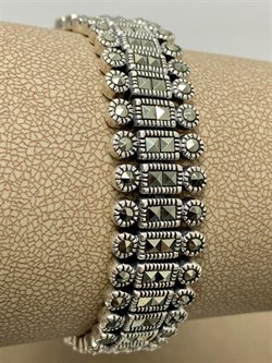 *Браслет р.17 Марказит арт. BR493-316 вес 36,29 г - фото 235721 *Браслет р.17 Марказит арт. BR493-316 вес 36,29 г - фото 235721