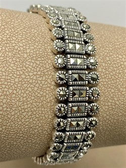 *Браслет р.24 Марказит арт. BR493-330 вес 52,49 г - фото 235738 *Браслет р.24 Марказит арт. BR493-330 вес 52,49 г - фото 235738