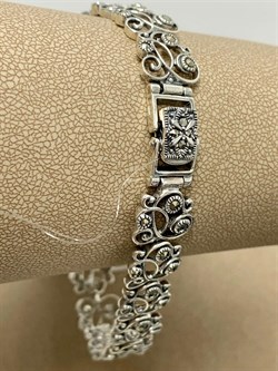 *Браслет р.20,5 Марказит арт. BR595-509 вес 19.75 г - фото 235787 *Браслет р.20,5 Марказит арт. BR595-509 вес 19.75 г - фото 235787