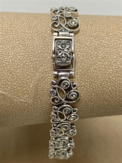 *Браслет р.21,5 Марказит арт. BR595-516 вес 20.49 г - фото 235791 *Браслет р.21,5 Марказит арт. BR595-516 вес 20.49 г - фото 235791