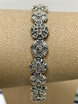 *Браслет р.19,5 Марказит арт. BR762-620 вес 27,96 г - фото 235898 *Браслет р.19,5 Марказит арт. BR762-620 вес 27,96 г - фото 235898