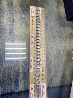 *Браслет р.24 Марказит Гранат Пироп арт. BR697-163 вес 39,61 г - фото 235911