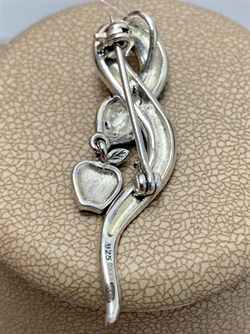 *Брошь Кулон Змей-Искуситель Марказит Эмаль арт. Р 617-963 (вес 5,65 г) - фото 235968 *Брошь Кулон Змей-Искуситель Марказит Эмаль арт. Р 617-963 (вес 5,65 г) - фото 235968