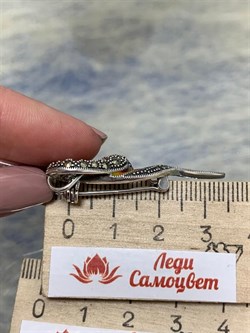 *Брошь Кулон Змей-Искуситель Марказит Эмаль арт. Р 617-963 (вес 5,65 г) - фото 235971 *Брошь Кулон Змей-Искуситель Марказит Эмаль арт. Р 617-963 (вес 5,65 г) - фото 235971