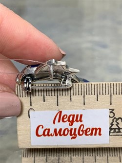 *Брошь-Кулон Рыбка Марказит Эмаль арт. HB0813-971 вес 5,35 г - фото 236057 *Брошь-Кулон Рыбка Марказит Эмаль арт. HB0813-971 вес 5,35 г - фото 236057