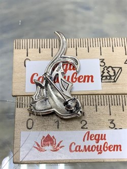 *Брошь-Кулон Рыбка Марказит Эмаль арт. HB0813-971 вес 5,35 г - фото 236060 *Брошь-Кулон Рыбка Марказит Эмаль арт. HB0813-971 вес 5,35 г - фото 236060
