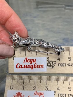 *Брошь Кулон Кошка Марказит арт. HB748-389 вес 13,53 г - фото 236133 *Брошь Кулон Кошка Марказит арт. HB748-389 вес 13,53 г - фото 236133