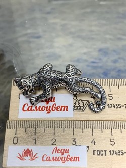 *Брошь Кулон Кошка Марказит арт. HB748-389 вес 13,53 г - фото 236134 *Брошь Кулон Кошка Марказит арт. HB748-389 вес 13,53 г - фото 236134