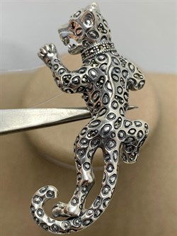 *Брошь Кулон Кошка Марказит арт. HB748-389 вес 13,53 г - фото 236137 *Брошь Кулон Кошка Марказит арт. HB748-389 вес 13,53 г - фото 236137