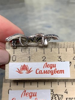 *Брошь Стрекоза Микс Марказит Голубой Топаз арт. HB0758-957 вес 9,14 г - фото 236272 *Брошь Стрекоза Микс Марказит Голубой Топаз арт. HB0758-957 вес 9,14 г - фото 236272