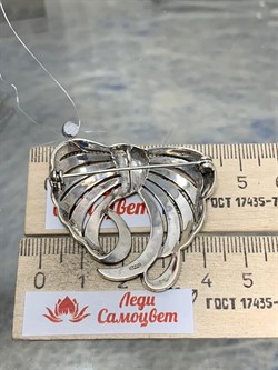 *Брошь-Кулон Бант Марказит арт. HB046-704 вес 10,72 г - фото 236762 *Брошь-Кулон Бант Марказит арт. HB046-704 вес 10,72 г - фото 236762