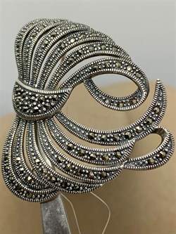 *Брошь-Кулон Бант Марказит арт. HB046-704 вес 10,72 г - фото 236763 *Брошь-Кулон Бант Марказит арт. HB046-704 вес 10,72 г - фото 236763