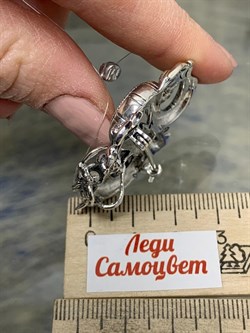 *Брошь-Кулон Дракон Марказит арт. HB0810-641 вес 14,86 г - фото 236828 *Брошь-Кулон Дракон Марказит арт. HB0810-641 вес 14,86 г - фото 236828