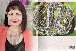 *Брошь-Кулон Дракон Марказит арт. HB0810-641 вес 14,86 г - фото 236834 *Брошь-Кулон Дракон Марказит арт. HB0810-641 вес 14,86 г - фото 236834