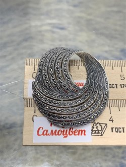 *Брошь-Кулон Марказит арт. HB0033B-696 вес 16,89 г - фото 236868 *Брошь-Кулон Марказит арт. HB0033B-696 вес 16,89 г - фото 236868