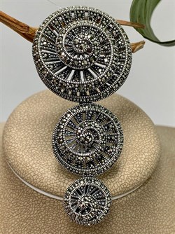 *Подвеска Марказит арт. HP0604-408 вес 20,27 г - фото 237111 *Подвеска Марказит арт. HP0604-408 вес 20,27 г - фото 237111