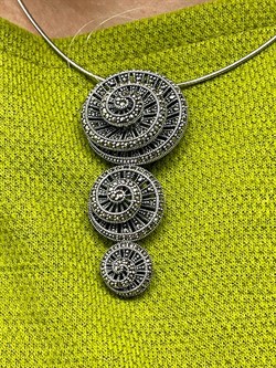 *Подвеска Марказит арт. HP0604-408 вес 20,27 г - фото 237112 *Подвеска Марказит арт. HP0604-408 вес 20,27 г - фото 237112