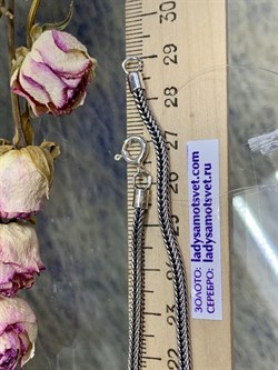 *Цепь р.45 Лисий Хвост арт. SN027-218 вес 12,24 г - фото 237248 *Цепь р.45 Лисий Хвост арт. SN027-218 вес 12,24 г - фото 237248