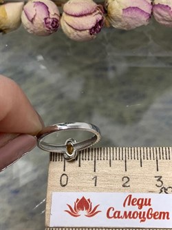 *Кольцо р.17 Капля Росы Золотистый Топаз Урал арт. К1665Ю/Ag-607/19-627 вес 1,65 г - фото 237611 *Кольцо р.17 Капля Росы Золотистый Топаз Урал арт. К1665Ю/Ag-607/19-627 вес 1,65 г - фото 237611