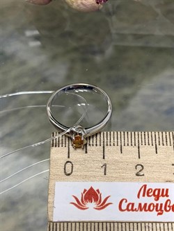 *Кольцо р.17 Капля Росы Золотистый Топаз Урал арт. К1665Ю/Ag-607/19-627 вес 1,65 г - фото 237612 *Кольцо р.17 Капля Росы Золотистый Топаз Урал арт. К1665Ю/Ag-607/19-627 вес 1,65 г - фото 237612