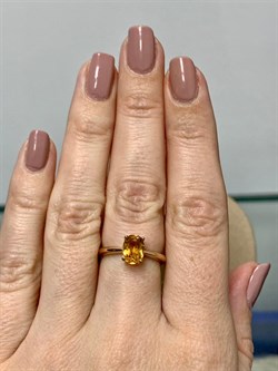 *Кольцо р.17 Золотистый Топаз Урал арт. К1699Ю/Ag-607/19ПОЗ-129 вес 2,05 г - фото 237635 *Кольцо р.17 Золотистый Топаз Урал арт. К1699Ю/Ag-607/19ПОЗ-129 вес 2,05 г - фото 237635