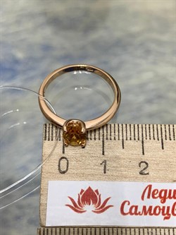 *Кольцо р.17 Золотистый Топаз Урал арт. К1699Ю/Ag-607/19ПОЗ-129 вес 2,05 г - фото 237640 *Кольцо р.17 Золотистый Топаз Урал арт. К1699Ю/Ag-607/19ПОЗ-129 вес 2,05 г - фото 237640