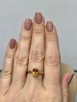 *Кольцо р.17,5 Золотистый Топаз Урал арт. К1699Ю/Ag-607/19ПОЗ-316 вес 2,12 г - фото 237648 *Кольцо р.17,5 Золотистый Топаз Урал арт. К1699Ю/Ag-607/19ПОЗ-316 вес 2,12 г - фото 237648
